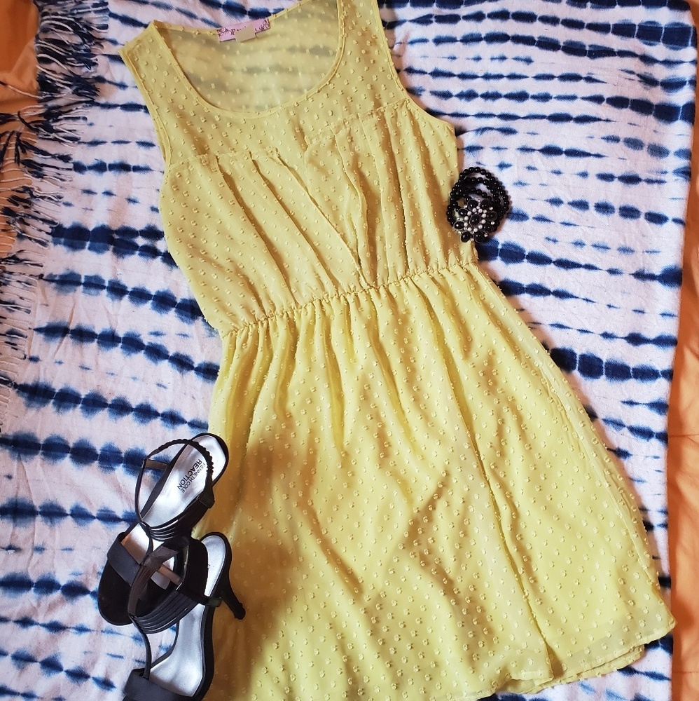 **LAST CHANCE** Citrus Colored Cocktail Dress